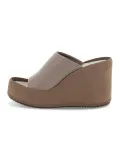 Zeppa Paloma Barcelò DOLYA NAPA in nappa e micro grigio